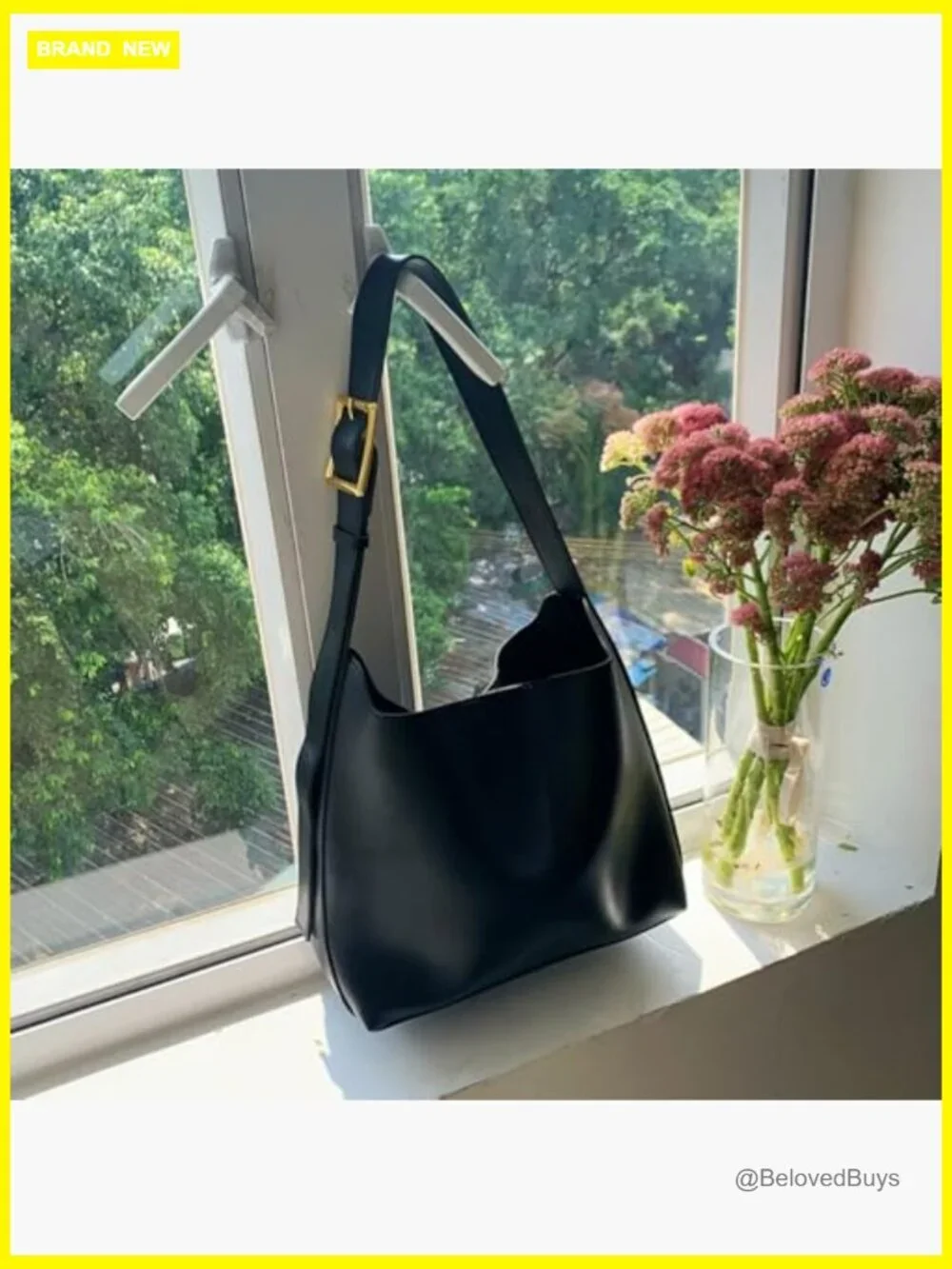 Faux Leather Slouchy Hobo Bag with Wallet, Crossbody Tote